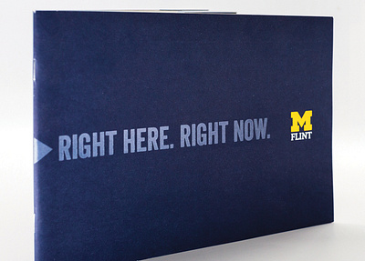 University of Michigan, Flint - Viewbook branding brochure collateral copywriting graphic design indesign marketing collateral strategy viewbook