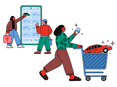 UBER MEXICO editorial illustration uber ubermexico