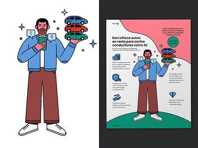 UBER MEXICO editorial illustration uber ubermexico