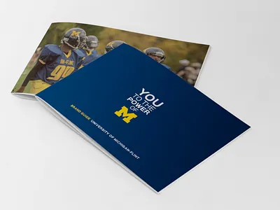 University of Michigan, Flint - Brand Guidelines Book branding corporate identity graphic design identity logo messaging strategy