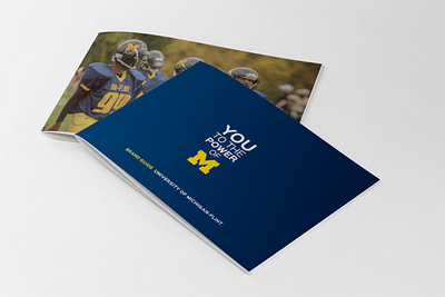 University of Michigan, Flint - Brand Guidelines Book branding corporate identity graphic design identity logo messaging strategy