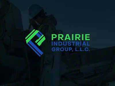 Prairie Industrial Group Logo business create design illustrator industrial kansas logo plumbing shawnee