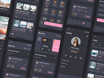 Case Library-Dark design ui