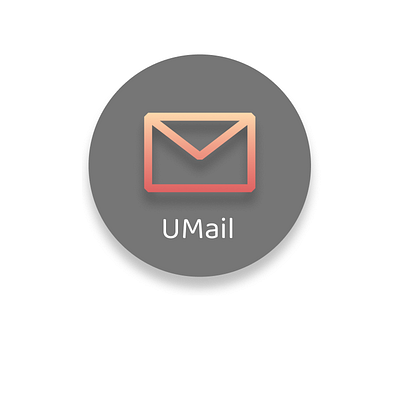 UMail - Mail Icon design graphic design logo mail shameek biswas ui umail