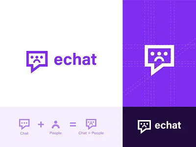 Chat + People brand brand identity branding chat chat app chat icon chat logo chat people chatting creative logo dribble icon logo logo design logo folio meaningful logo message logo minimal logo modern logo startup