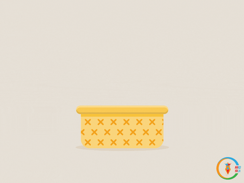 Happy rabbit animation motion graphics