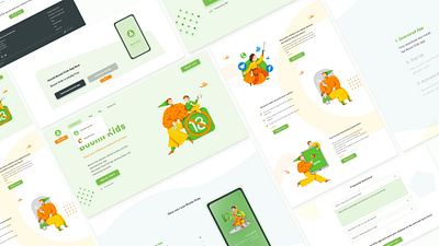 Boomi Kids branding design ui ux web