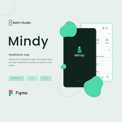 Mindy - Meditation app app clean design meditation mindy minimalist mobile app ui user experiance user interface ux