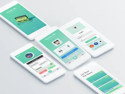 Minimal UI - Sounds Like App minimal mobile ui ui