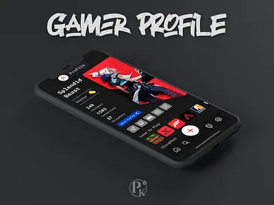 Profile Page - Slingshot - Concept UI android gaming ios mobile app mobile ui ui