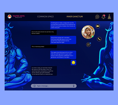 Daily UI #13 Challenge Direct Messaging challenge 13 chat chatroom dailyui dating direct messaging messenger relationships yoga