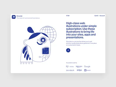 Blueshift illustrations ⭐️ application blueshift craftwork design grainy illustration landing noisy ui vector web website