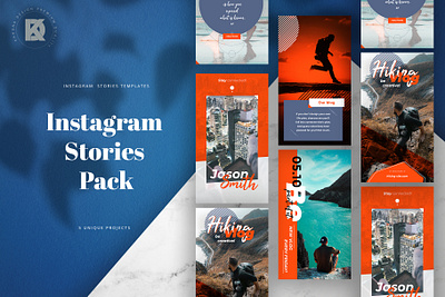 Vlog Instagram Stories Pack graphic design kahuna