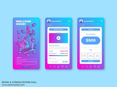Home Expenses Management Mobile App UI/UX Design - eBizneeds android app design android app development app designer app designers app designers australia app developer app developers