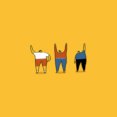 Waving Mates cheer crowd deck fun fun presentation google slides greetings hello illustration pdf people person powerpoint presentation presentation images wave waving