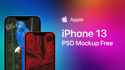 Free Mockup for iPhone 13 apple creative download free iamfaysal iphone iphone13 mockup psd