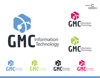 Cromatix Creative Image Lab logo design work for GMC! branding chisinau creative cromatix cromatix creative image lab cromatixlab design illustration logo moldova