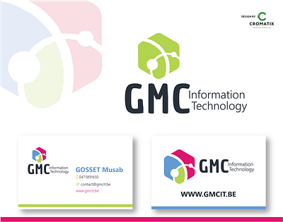 Cromatix Creative Image Lab logo design work for GMC! branding chisinau creative cromatix cromatix creative image lab cromatixlab design illustration logo moldova