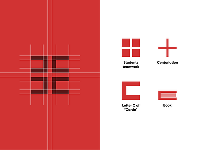 Il Cardo - Logo Grid & Concept brand brand design branding daniele maniezzo design graphic design icon identity design il cardo logo logo concept logo design logo grid minimal logo modern logo romans study room typography vector