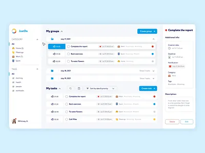 Task Tracking system animation app design mentalstack task manager tasks to do list ui ui design ui design ux ux design ux design