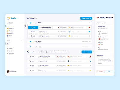 Task Tracking system animation app design mentalstack task manager tasks to do list ui ui design ui design ux ux design ux design