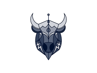 ONYX Buffalo buffalo edgy graphic design icon iconography illustration linework logo symmetry