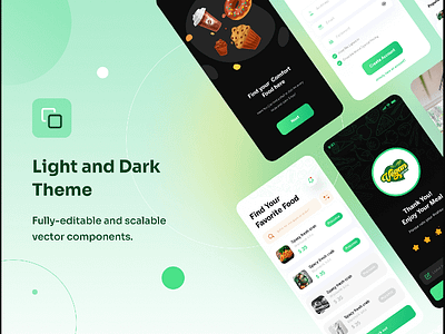 Food Delivery Free UI Kit food delivery free ui kitui kits ui deisgn