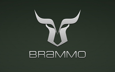 Brammo - logo for electric motorcycle animal brand identity bull design electric electricity logo logomark modern motorbike technology vector