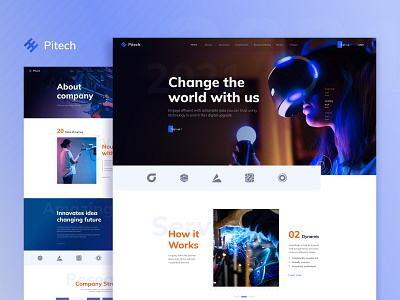 Pitech- Joomla Template figma it template joomla joomshaper pitech template