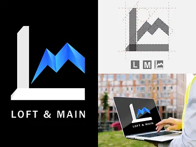 Loft & Main - Logo Design brand identity design branding logo design logo making property property management real estate real estate agency real estate banding real estate logo