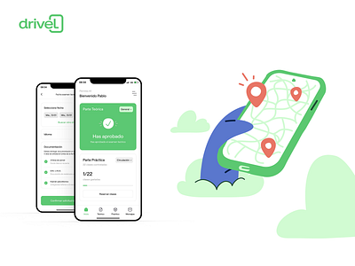 Drivel Redesign app app design design drivel driving license interaction interface license logo mockups prototype screens ui ui design ux