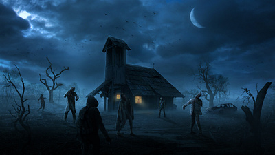 Zombies Attack graphic design