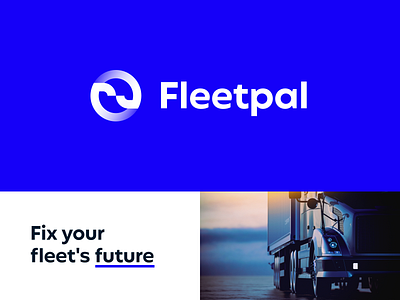 Redesign logo for Fleetpal - maintenance software animation blue brand brand design branding car design flat fleet gif icon identity illustration logo logo design logo redesign logotype redesign ui web