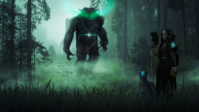 Epic Fantasy Concpet Art graphic design