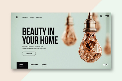 Home & Furniture - Landing Page app design events full clean graphic design html illustration landing landing page motion graphics onepage page portfolio shop ui ui design ux ux design web website