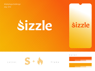 Sizzle logo dailylogochallenge design graphic illustrator logo logotype typedesign typo vector