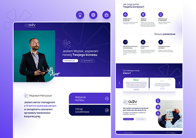 Professional business consultant • Website design banking branding business dailyui dailyuichallenge design landing page professional ui ui design ui designer uiux webflow website website designer