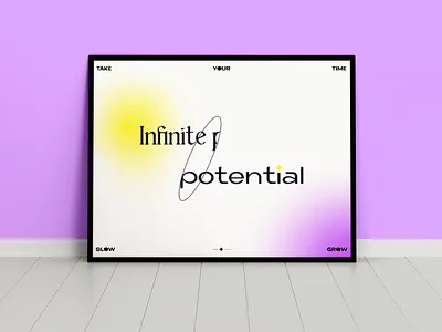 Infinite potential branding design digital illustration flat graphic design illustrator lineart minimal minimalist poster poster design posterdesign