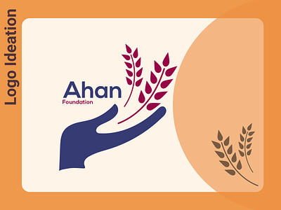 Logo - Ahan Foundation Jaipur branding design graphic design logo typography