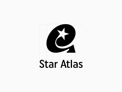 Star Atlas - Logo design, icon, branding, crypto abstract logo branding letter a lettering logo logo design logotype metaverse game minimalist logo modern logo monogram simple logo star atlas star logo typography