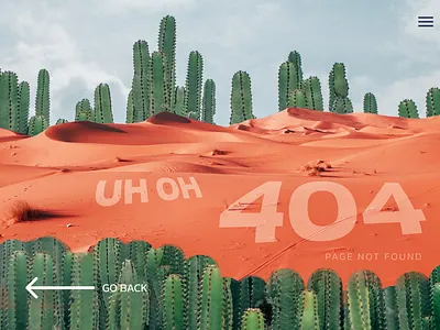 Daily UI #008- 404 Page 008 08 404 404 page 8 cactus collage daily ui daily ui challenge dailyui desert error fun fun collage green page ui ui challenge user interface web design