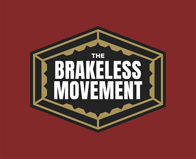 BRAKELESS MOVEMENT brand design branding clothing design graphic design logo