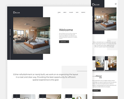 DECOR - Interior Design decor design interior mobile ui ux web design