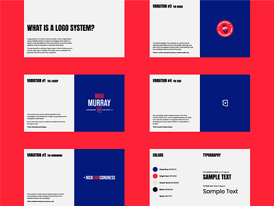 Campaign Identity Guidelines badge brand guide branding political campaign politics visual identity