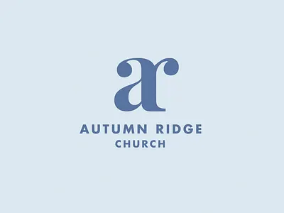 Autumn Ridge Church Logo design illustration logo vector
