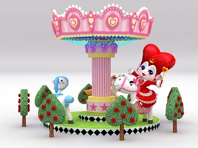 Queen of Hearts 3d branding illustration 插畫 概念設計 視覺設計