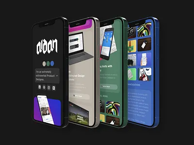 Revamped Portfolio branding design portfolio ui web design