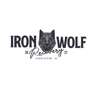 IRON WOLF animation branding design graphic design illustration logo typography