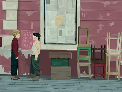 FilmStudy03 character design color concept art design digital art editorial illustration illustration visual development