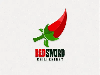 Chili and sword logo combination animation branding design flat illustration logo typography ui ux vector